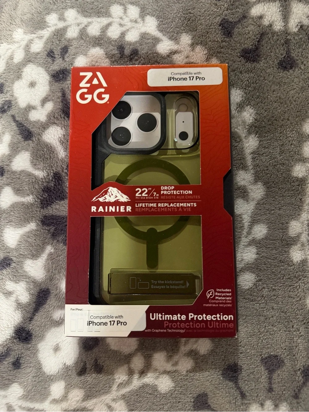 *NEW* ZAGG Rainier Protective Case for iPhone 17 Pro — Olive Green